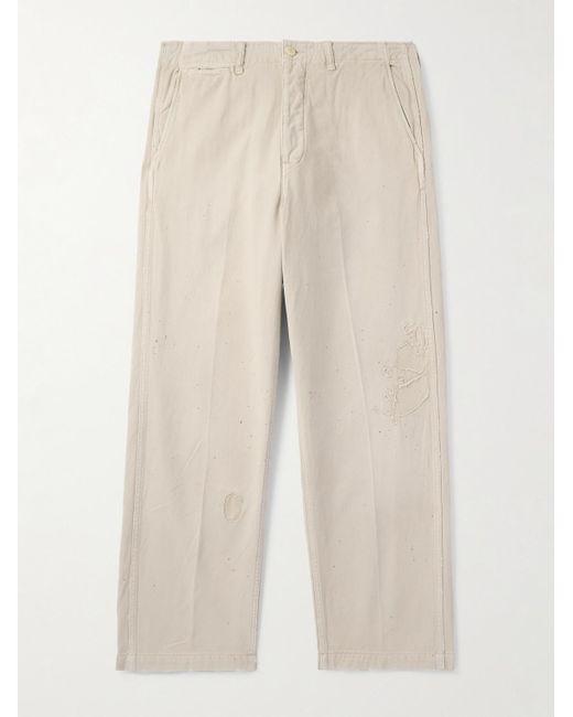 Pantaloni Chino A Gamba Dritta di Visvim in Natural da Uomo