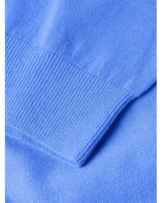 Sid Mashburn Blue Cashmere Sweater for men