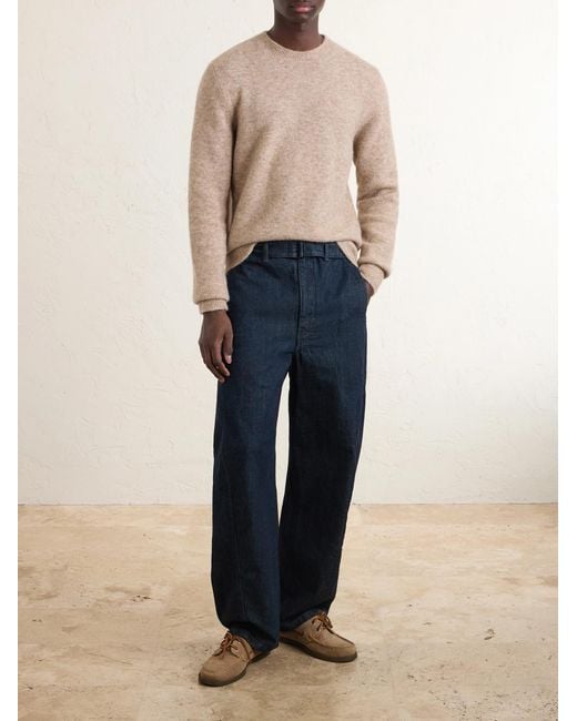 Barena White Alpaca-Blend Sweater for men