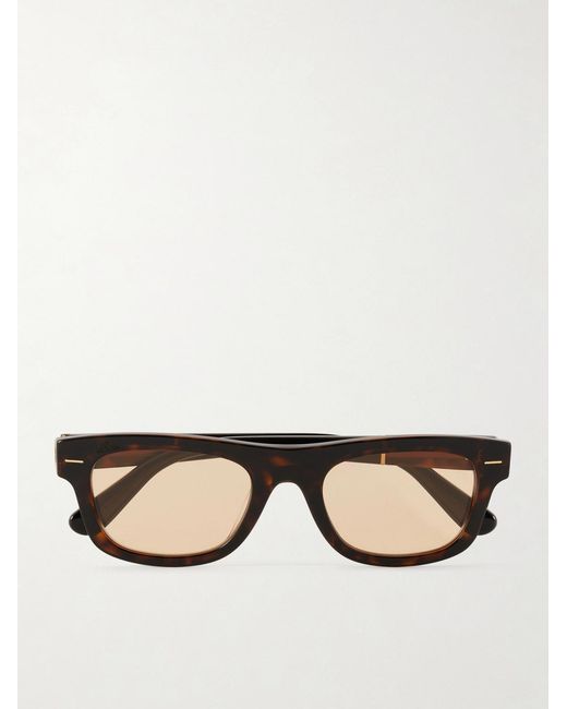 Brunello Cucinelli Natural Square-frame Acetate Sunglasses for men