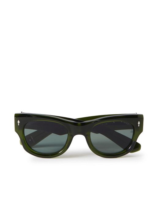 Jacques Marie Mage Black Truckee D-frame Acetate Sunglasses for men