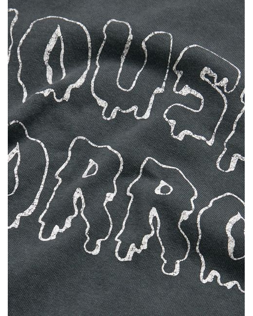 GALLERY DEPT. Gray Horrors Glittered Printed Cotton-Jersey T-Shirt for men