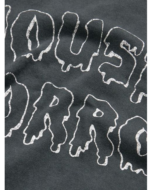 GALLERY DEPT. Horrors T-Shirt aus Baumwoll-Jersey mit Print und Glitter-Finish in Gray für Herren