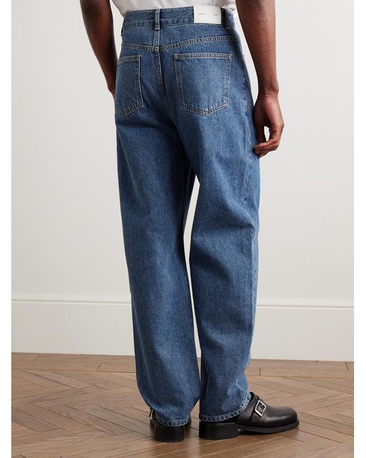 Amomento Blue Straight-Leg Jeans for men
