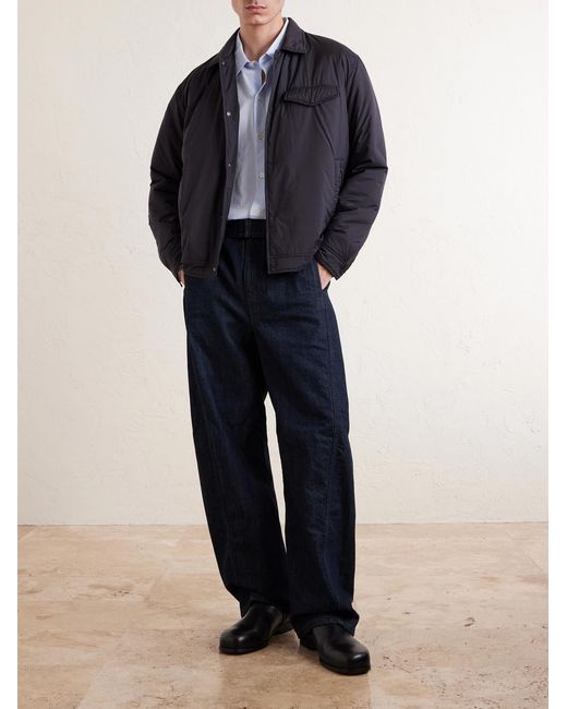 Herno Blue Zip-up Shell Jacket for men