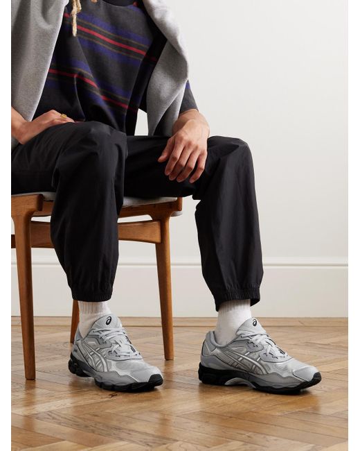 Sneakers in mesh di Asics in Gray da Uomo