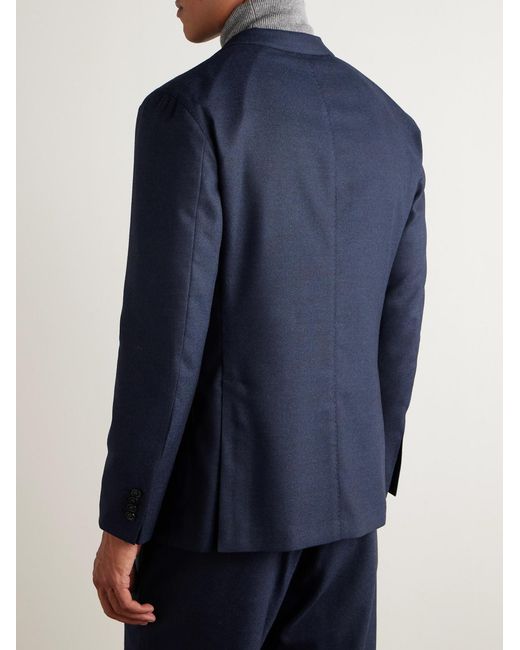 Boglioli Blue Virgin Wool Suit Jacket for men