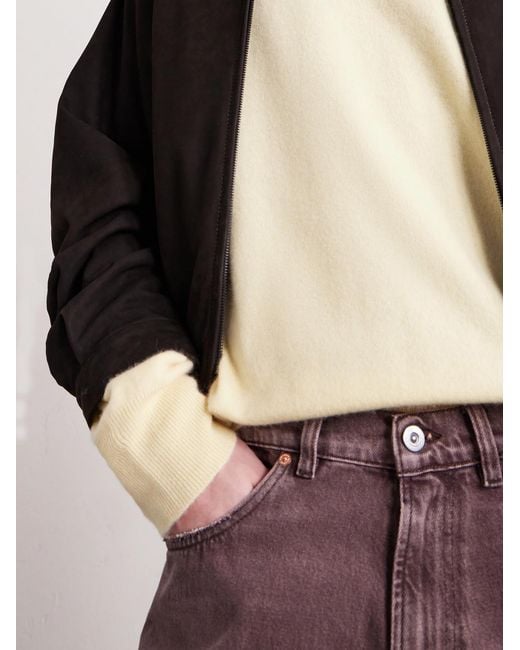 Ssstein Natural Cashmere Sweater for men