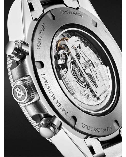 Bell & Ross Black Br V3-94 A.5.21 Limited Edition Automatic Chronograph 43Mm Stainless Steel Watch, Ref. No. Brv394-A521/Sst for men
