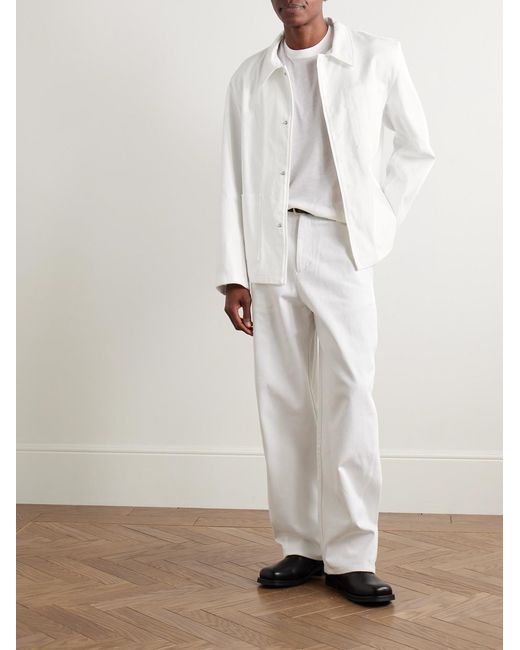 Denim Jacket di Amomento in White da Uomo