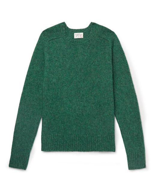 J.Crew Green Wool Sweater for men
