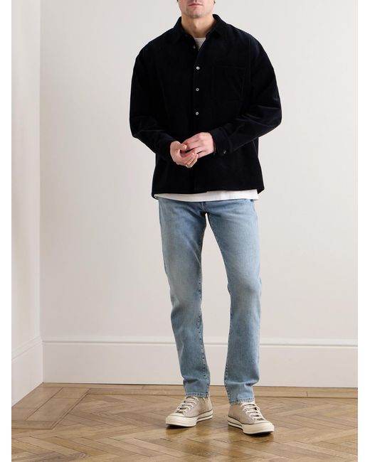 FRAME Blue L'Homme Slim-Fit Stretch-Denim Jeans for men