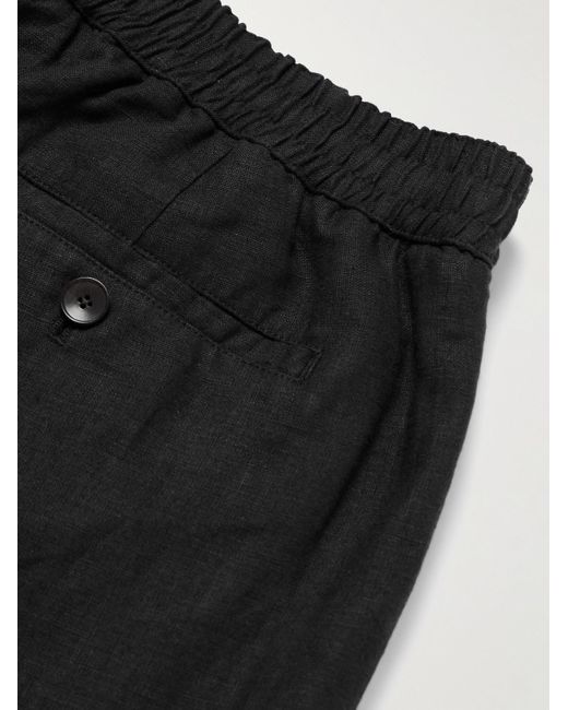 Pantaloni A Gamba Larga di Mr P. in Black da Uomo
