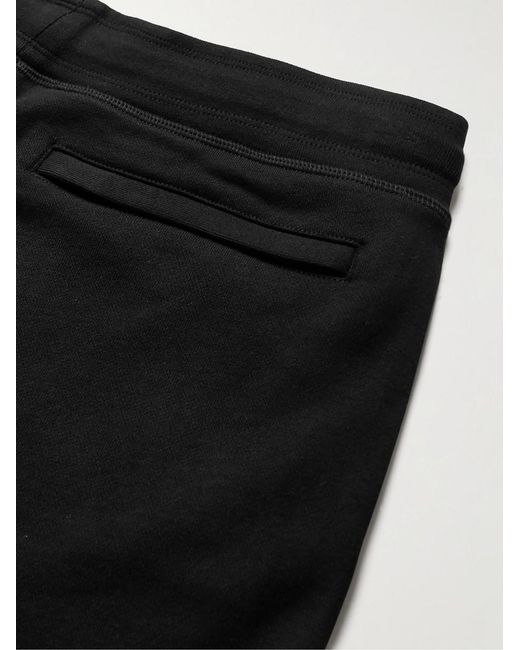 Canada Goose Black Huron Tapered Logo-Appliquéd Cotton-Jersey Sweatpants for men