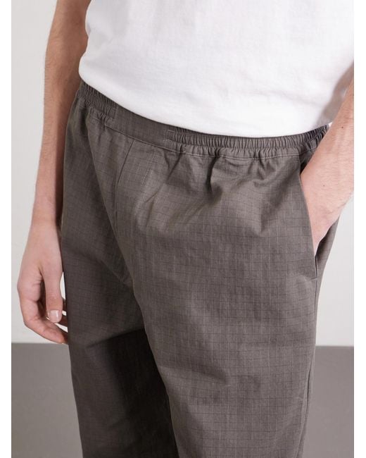 A Kind Of Guise Gray Banasa Straight-leg Cotton-blend Trousers for men