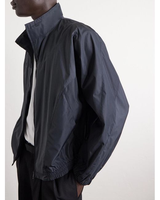 Givenchy Blue Cotton-Blend Shell Blouson Jacket for men