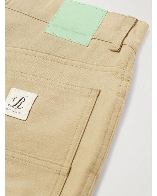 Agolde Natural Rsvp Gallery Ewing Straight-Leg Cotton-Twill Carpenter Trousers for men