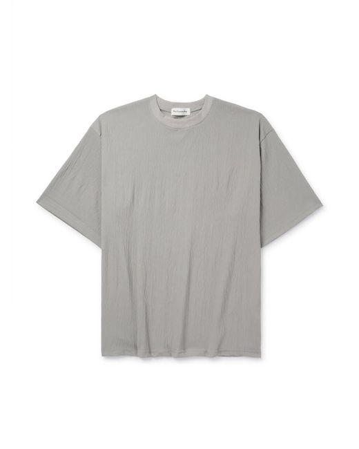 Frankie Shop Gray Eliott Textured Stretch-jersey T-shirt for men