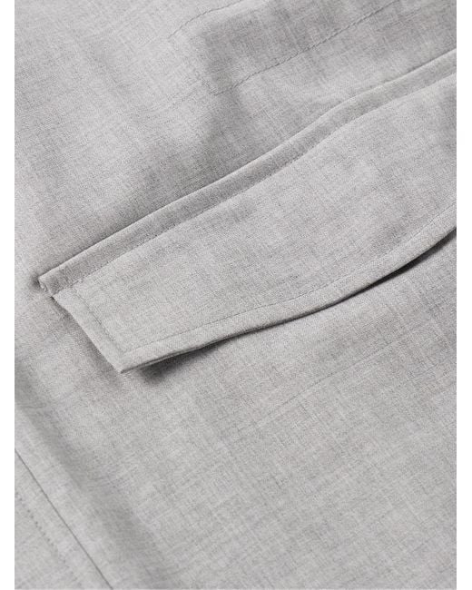 Peter Millar Gray Excursionist Lite Wool Jacket for men