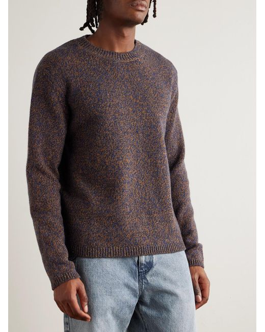 Massimo Alba Purple Chad Wool Sweater for men