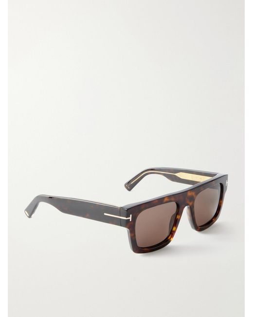 Tom Ford Multicolor Square-Frame Acetate Sunglasses for men