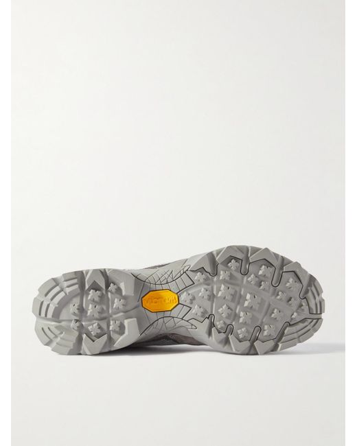 Roa Lhakpa Sneakers aus Mesh mit Besatz aus Gummi und Veloursleder in Gray für Herren