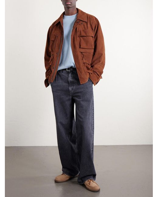 Remi Relief Blue Cotton-jersey Sweatshirt for men