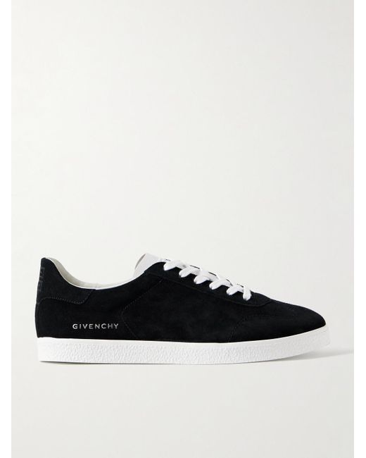 Givenchy Black Town Suede Sneakers for men