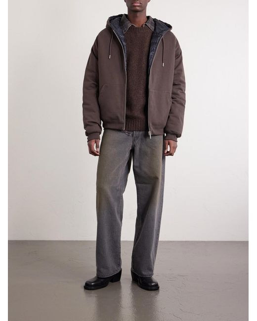 Canada Goose Brown Fuse Reversible Cotton-Jersey And Quilted Shell Down Hoodie for men