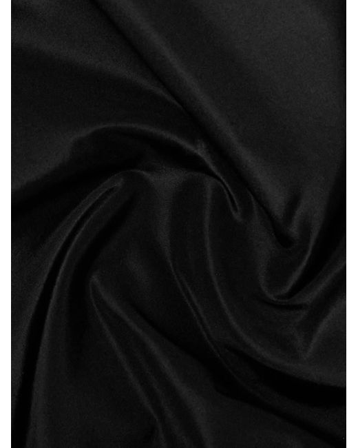 Saint Laurent Trenchcoat aus Seidensatin mit Gürtel in Black für Herren