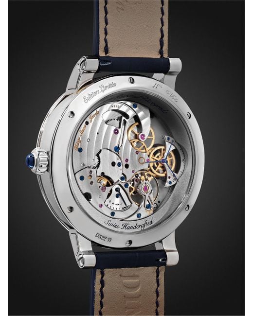 Bovet Black Récital 21 Limited Edition Hand-wound Perpetual Calendar Titanium Watch, Ref. R210002 for men