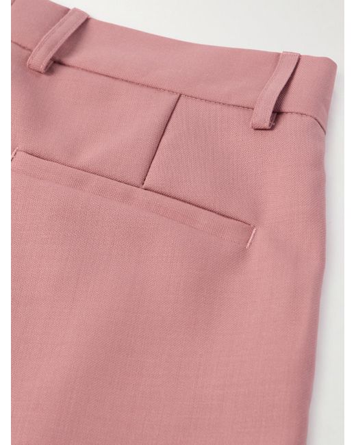 Séfr Mike gerade geschnittene Anzughose aus Twill in Pink für Herren