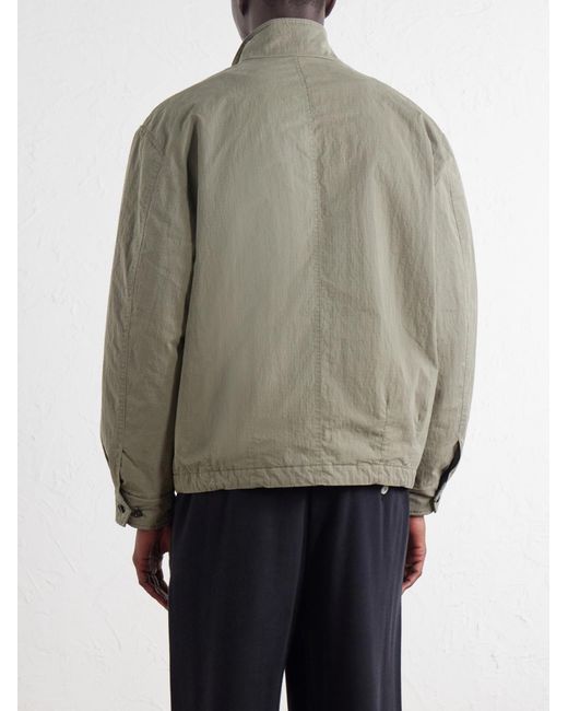 Second Layer Green Vet Cotton-Blend Ripstop Jacket for men