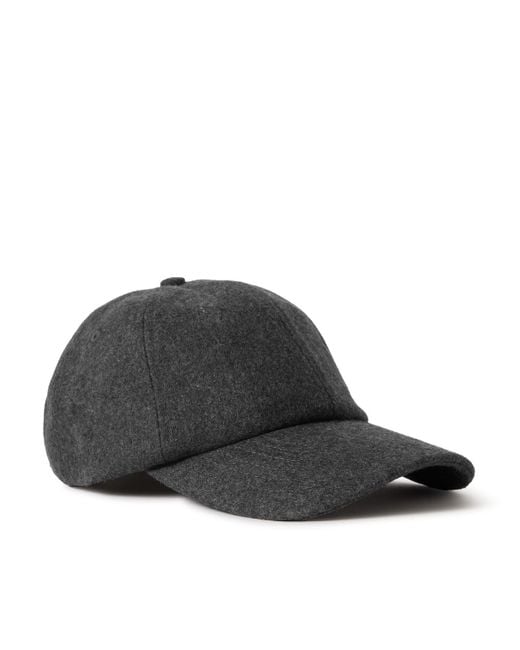 NN07 Black Dad 9120 Wool-blend Baseball Cap for men