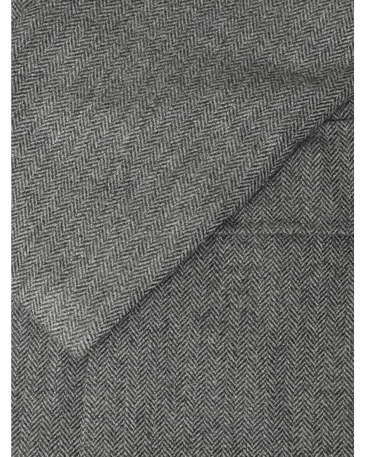 Ralph Lauren Gray Herringbone Wool Jacket for men