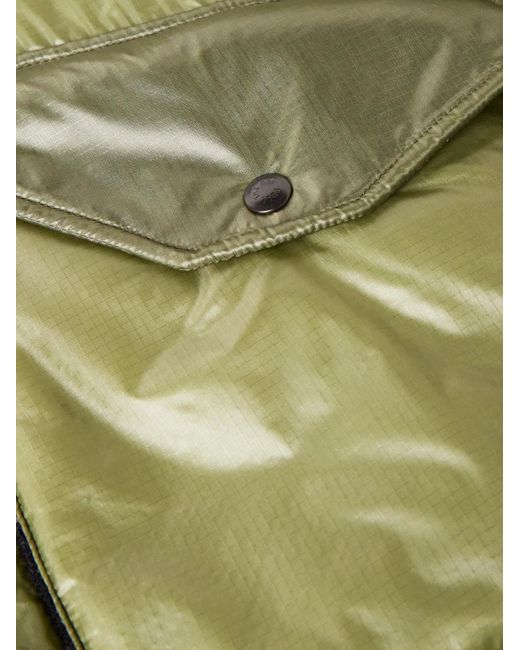 Monitaly Green Cwp Padded Ripstop Blouson Jacket for men