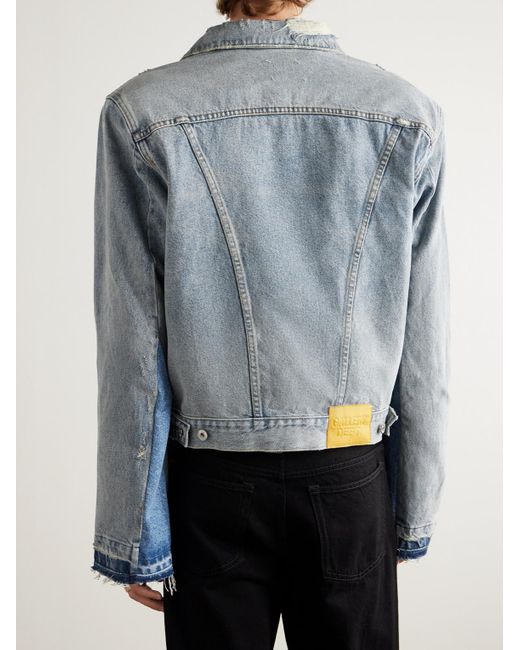 GALLERY DEPT. Blue Ford Panelled Denim Trucker Jacket for men