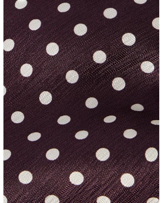 Tom Ford Red 8cm Polka-dot Silk-jacquard Tie for men