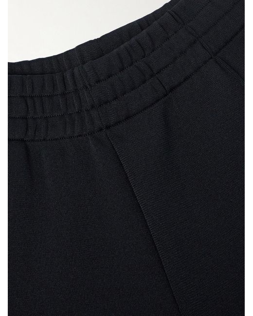 Burberry Blue Straight-Leg Argyle Jacquard-Knit Track Pants for men