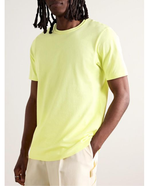 Gabriela Hearst Yellow Bandeira Cotton-jersey T-shirt for men