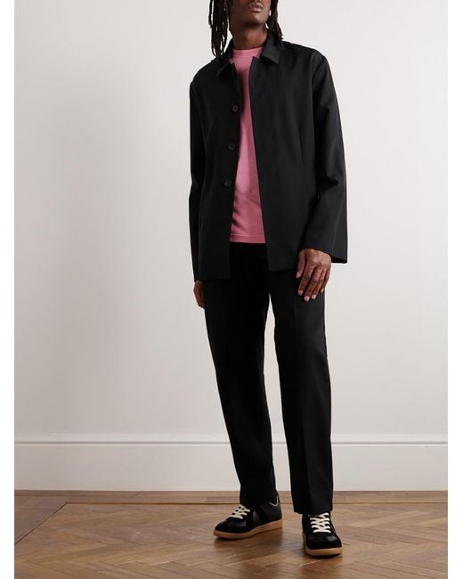 Acne Black Canvas Overshirt for men