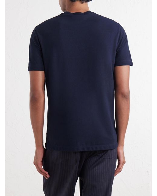 Slowear Blue Slim-Fit Icecotton Jersey T-Shirt for men