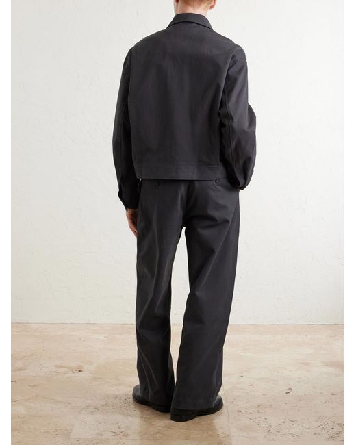 Studio Nicholson Blue Drey Cotton-Twill Jacket for men