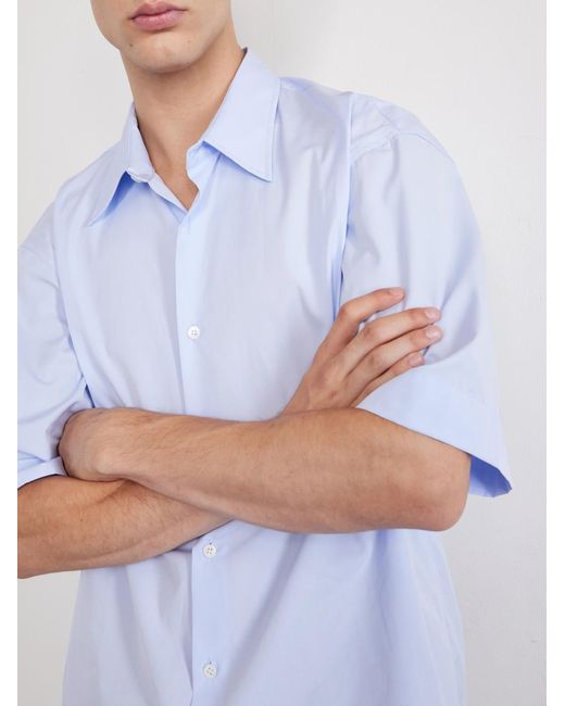 Dries Van Noten White Cassidye Cotton-poplin Shirt for men