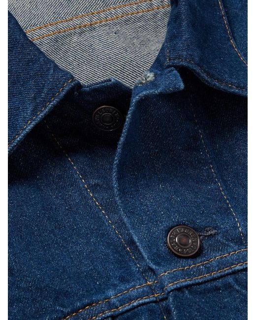 Polo Ralph Lauren Blue Recycled Denim Trucker Jacket for men