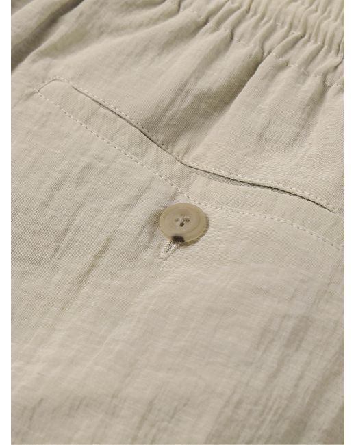 LE17SEPTEMBRE Novis weit geschnittene Shorts aus Shell in Knitteroptik mit Kordelzugbund in Natural für Herren