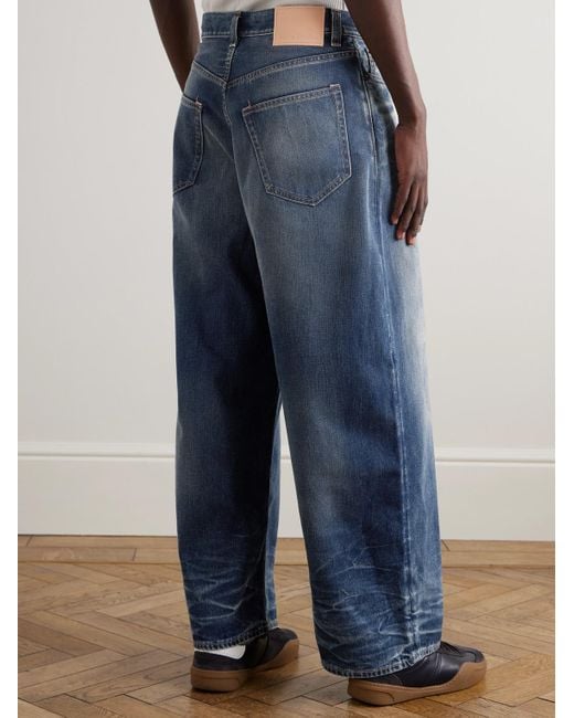 Acne Blue 2023M Wide-Leg Organic Jeans for men