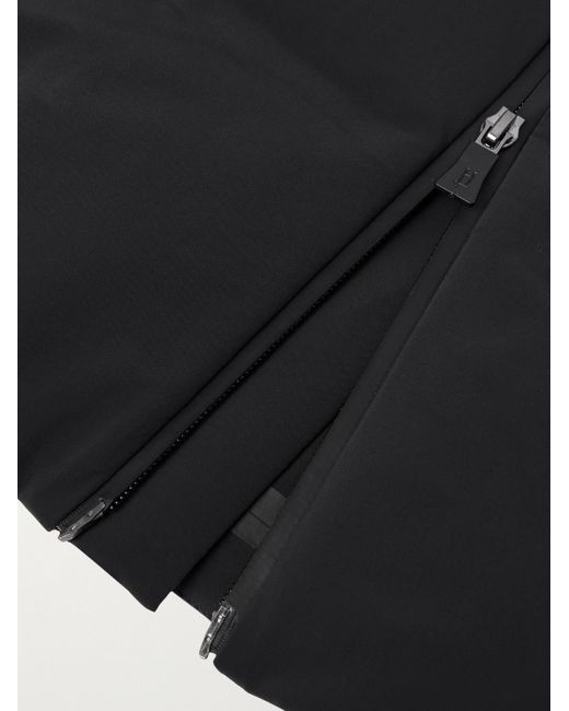 Herno Black Quilted Stretch-Nylon Hooded Down Jacket for men