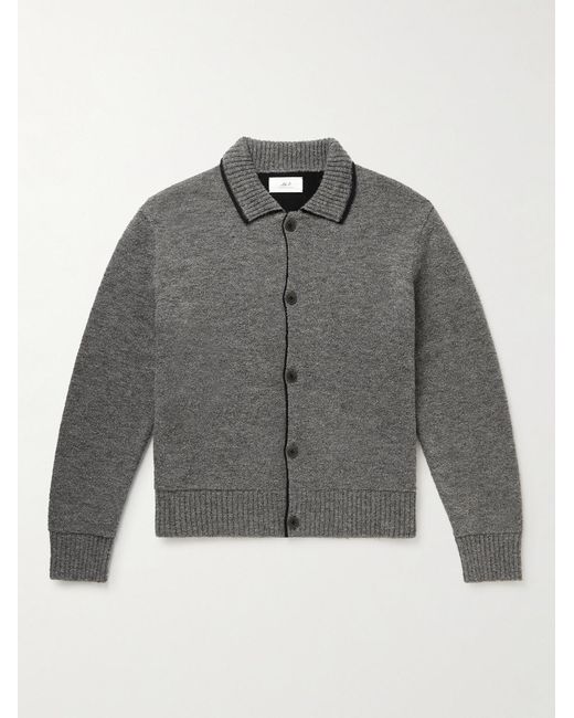 Mr P. Gray Surplus Wool-Blend Bouclé Blouson Jacket for men