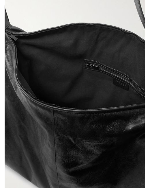 Fear Of God Black Moto Full-Grain Leather Tote Bag for men